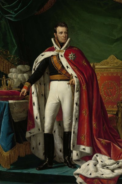 Ritratto di Guglielmo I, Re dei Paesi Bassi da Joseph Paelinck